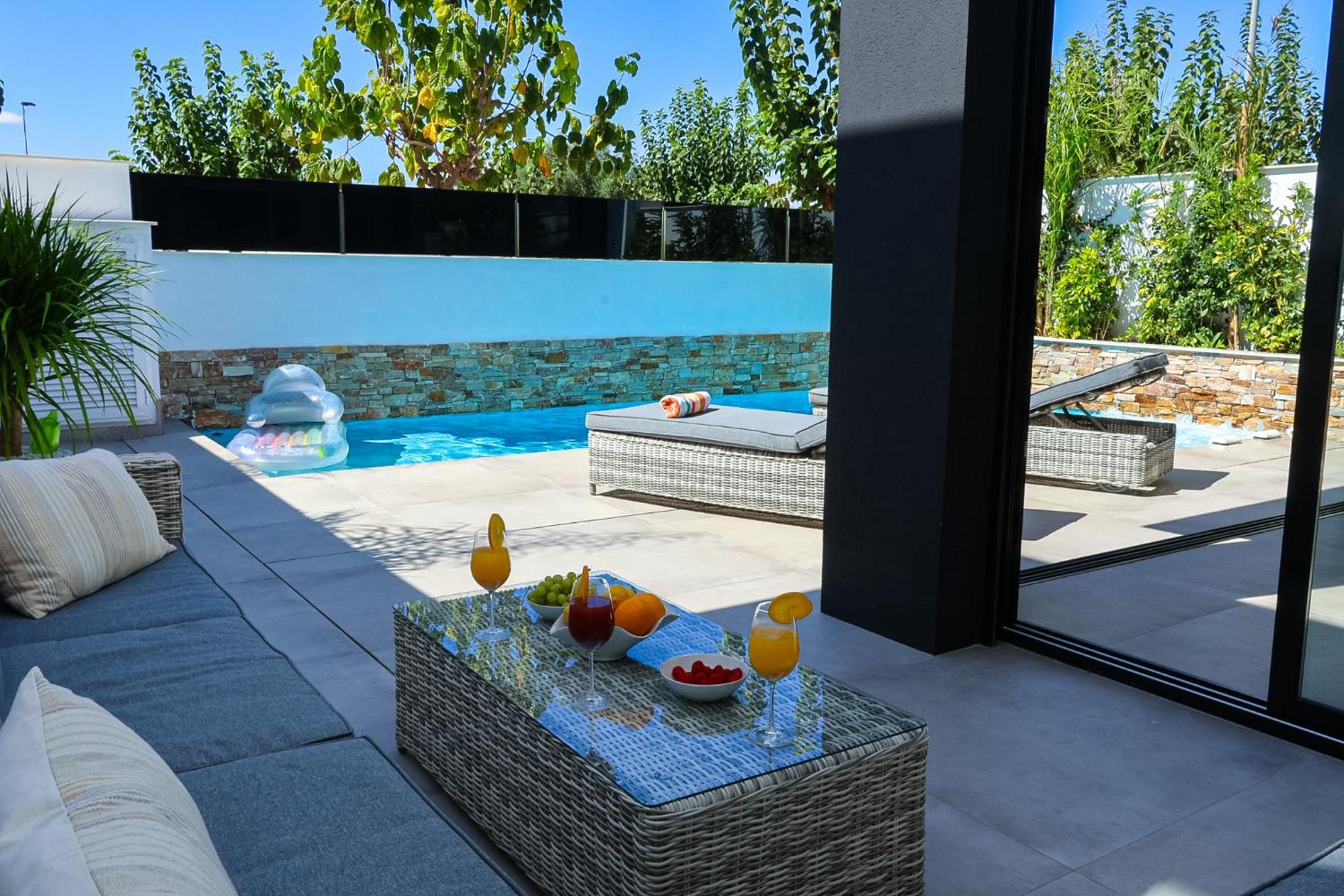 Villa Murcia - Private Heated Pool & Jacuzzi Santiago De La Ribera Exteriör bild